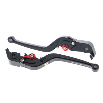 view Evotech PRN002406-033736 Folding Clutch and Brake Lever Set for Ducati Diavel V4 '23-