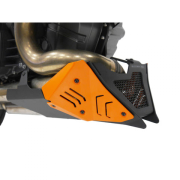 view Evotech PRN015305-015318 Skid Plate, Orange for KTM 1290 Super Duke R/Evo (2020-)