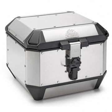 Givi ALA44A Trekker Alaska Monokey Top Case Natural Aluminum, 44 Liter