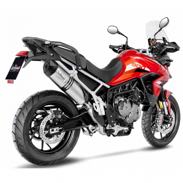 view LeoVince 14352E LV One Evo Slip-on Exhaust, Stainless for Tiger 900 '20-