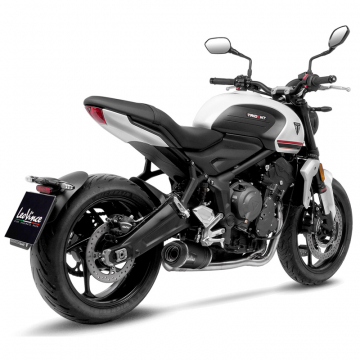 view LeoVince 14385EB LV One Evo Slip-on Exhaust, Black for Triumph Tiger Sport / Trident 660