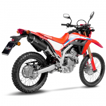 view LeoVince 14400EB LV One Evo Slip-on Exhaust, Black for Honda CRF300L/Rally '21-