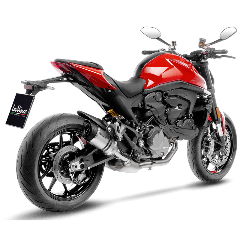 LeoVince 14424E LV Pro Slip-on Exhaust, Stainless for Ducati LeoVince 14424E LV Pro Slip-on Exhaust, Stainless for Ducati