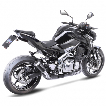 view LeoVince 15204B LV-10 Black Slip-on Exhaust for Kawasaki Z900 '17-