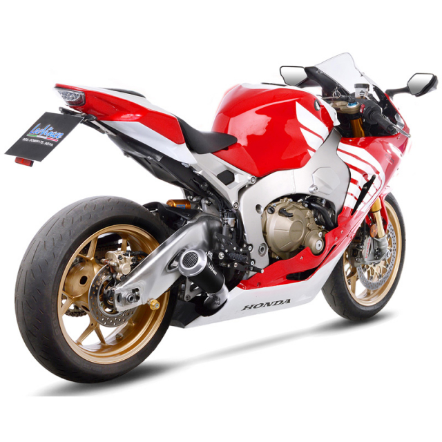 LeoVince 15207B LV-10 Black Slip-on Exhaust for Honda CBR1000RR