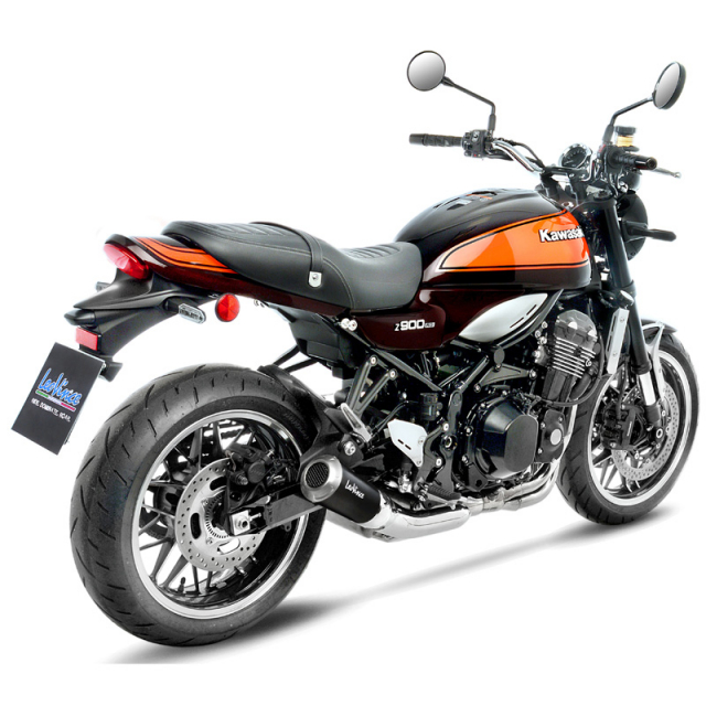 LeoVince 15216B LV-10 Black Slip-on Exhaust for Kawasaki Z900RS