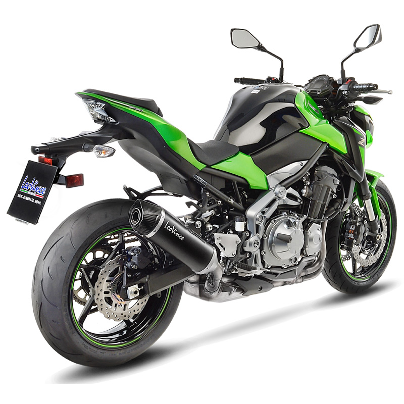 LeoVince 14039 Nero Slipon Exhaust, Black for Kawasaki Z900 / ABS