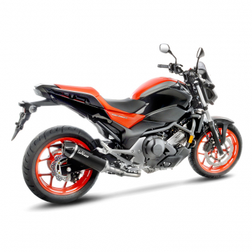 view LeoVince 14042 Nero Slip-on Exhaust, Stainless Steel for Honda NC750S/X '16-'20
