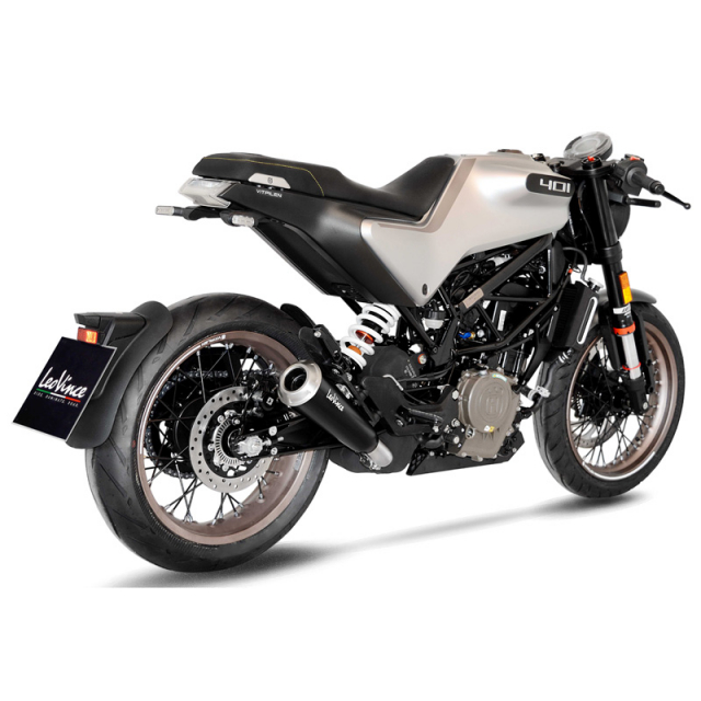 LeoVince 15126 GP One Slip-on Exhaust, Matte Black for Vitpilen 