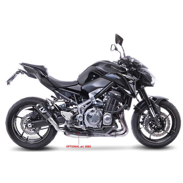 LeoVince 15204C LV-10 Carbon Slip-on Exhaust for Kawasaki Z900 '17