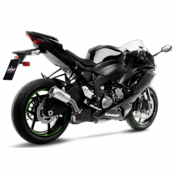view LeoVince 15233 LV-10 Stainless Slip-on Exhaust for Kawasaki Ninja ZX-6R '09-'21