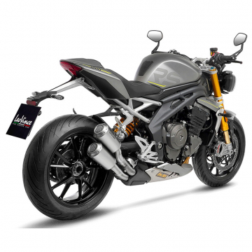 view LeoVince 15247 LV-10 Stainless Slip-on Exhausts for Triumph Speed Triple 1200 RR/RS '21-