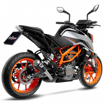 view LeoVince 15249C LV-10 Carbon Slip-on Exhaust for KTM 390 Duke (2021-)