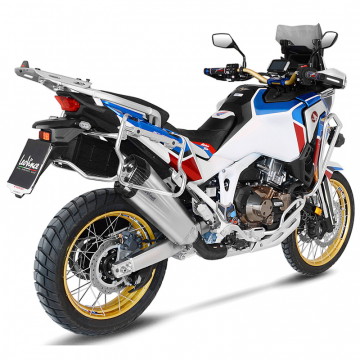 view LeoVince 15302T LV-12 Titanium Slip-on Exhaust for Honda Africa Twin (2020-)