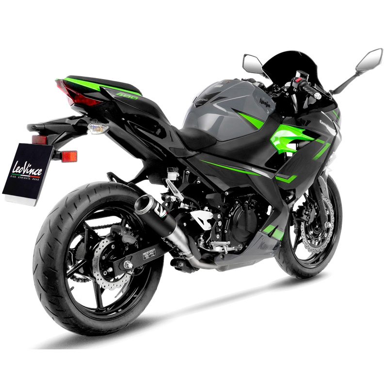 LeoVince 15400C LV Corsa Carbon Slip-on Exhaust for Kawasaki Z400