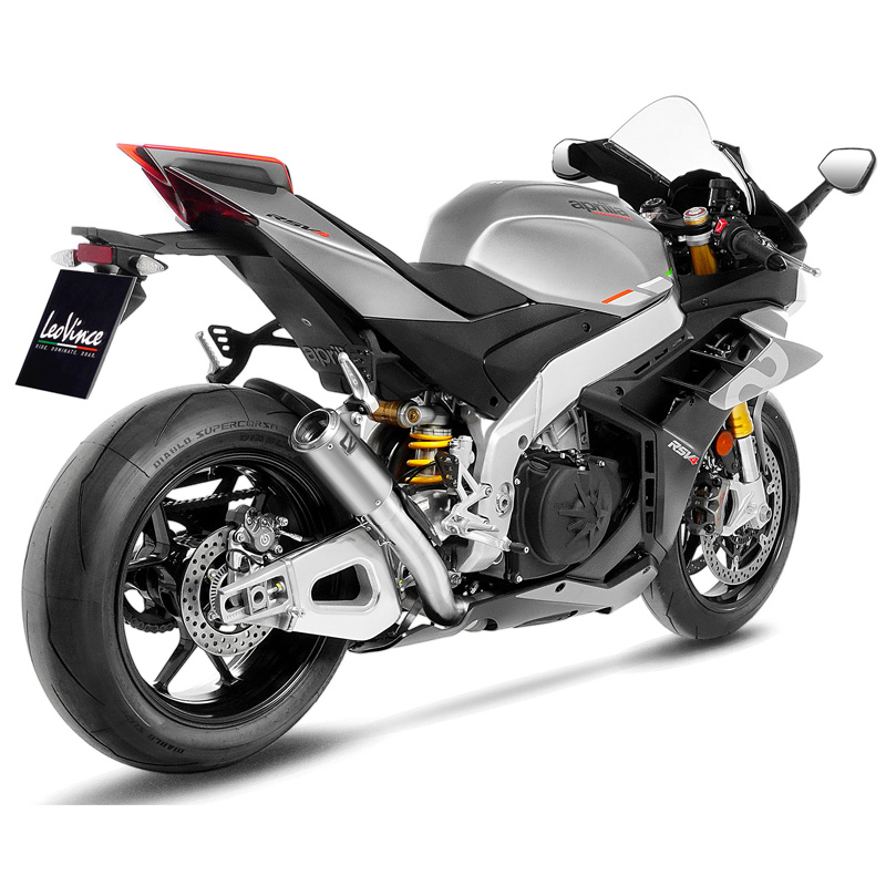 LeoVince 15401T LV Corsa Titanium Slip-on Exhaust for Aprilia RSV4