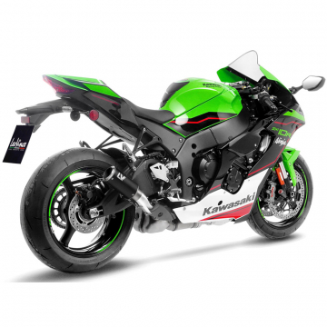 view LeoVince 15406B LV Corsa Black Slip-on Exhaust for Kawasaki Ninja ZX-10R/RR '16-