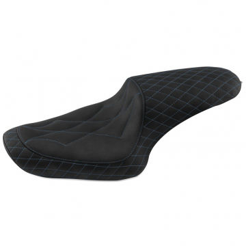 view Mustang 74104SB Revere Journey Diamond One-Piece Seat for Harley Sportster '04-'21