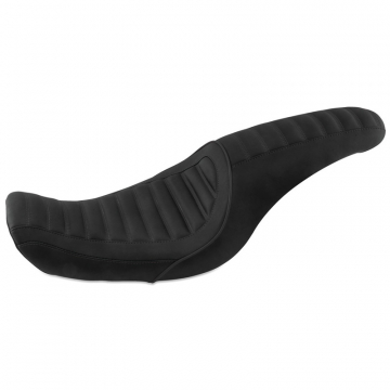 view Mustang 74107 Revere Journey Stripe One-Piece Seat for Harley Dyna '06-'17