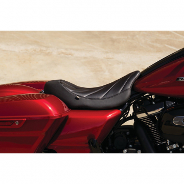 view Mustang 74204 Revere Odyssey Streak Solo Seat for Harley FL Touring '08-'21