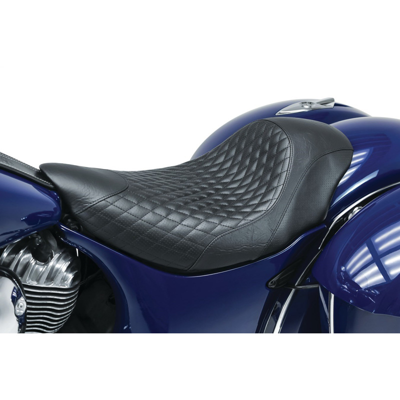 Mustang 76307 Signature John Shope Solo Seat for Indian Chief/Chieftain