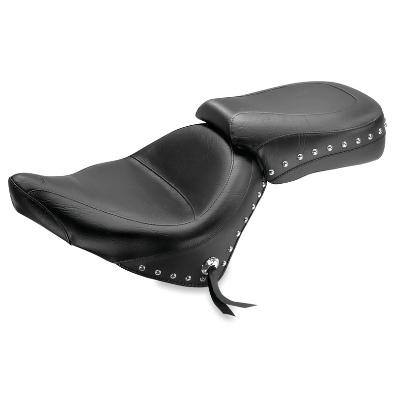 Mustang 76510 Standard Touring TwoPiece Seat, Black for Victory Vegas