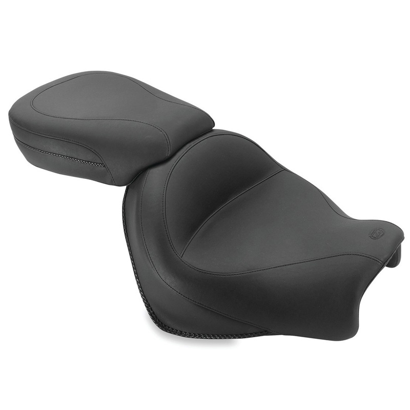 Mustang 76882 Standard Touring TwoPiece Seat, Black for Triumph Rocket