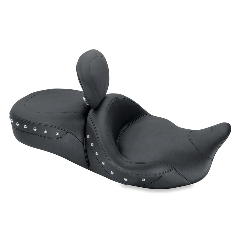 Mustang 79644 Super Touring One-Piece Seat for Harley FL Touring
