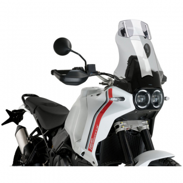 view Puig 21438H Touring Windshield Smoked with Visor for Ducati DesertX (2022-)