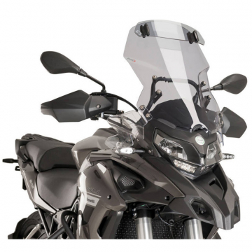 view Puig 9508H Touring Windshield w/ Visor, Smoked for Benelli TRK 502X (2016-)