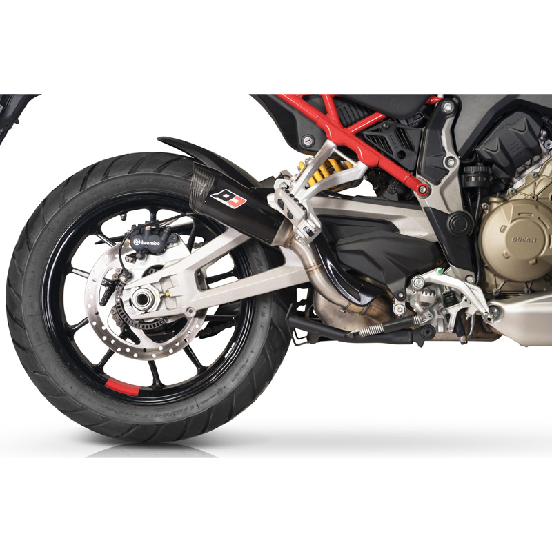 QD ADUC0600029 Gunshot Slipon Exhaust, The Dark Matter for Ducati
