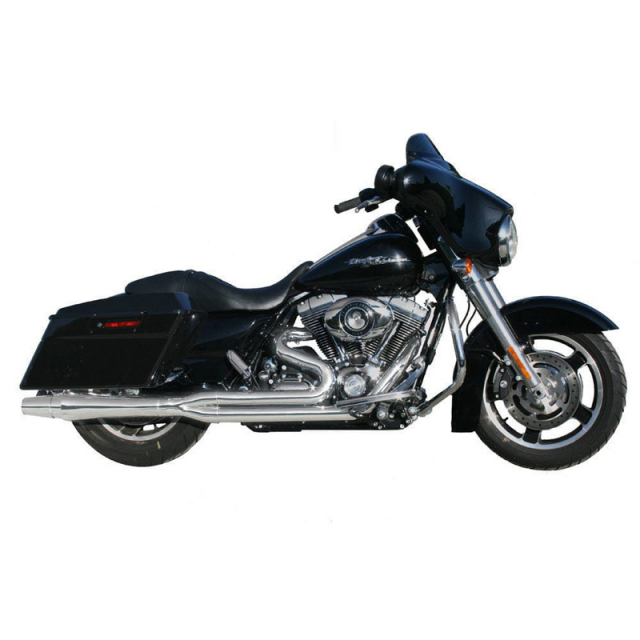 Thunderheader 1073X X-Series 2-into-1 Exhaust for Harley Touring