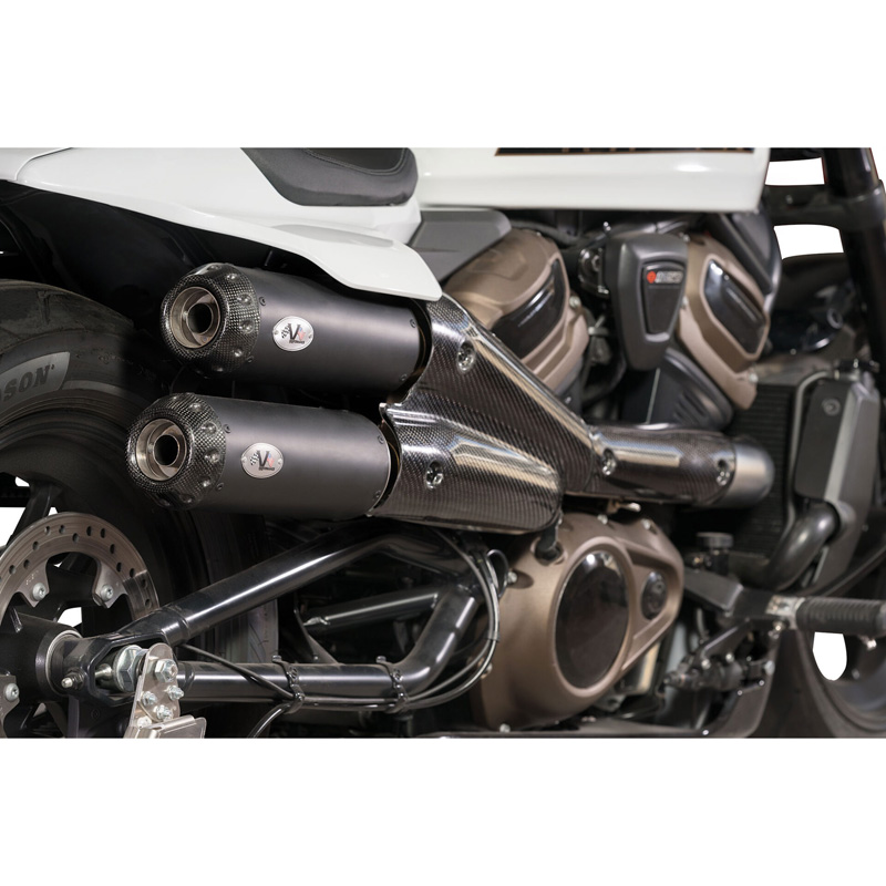 Sportster tracker exhaust cheap