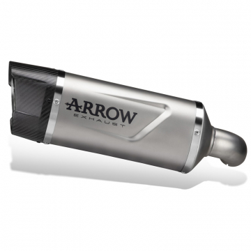 view Arrow 72645AK Indy Race Evo Slip-on Exhaust, Aluminum for Honda XL750 Transalp '23-'24