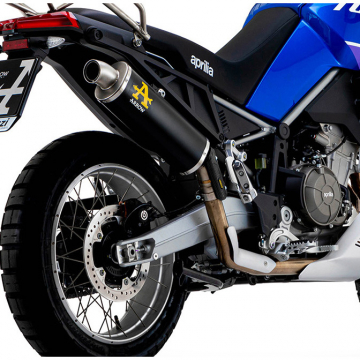 Arrow 72646PON Indy Race Evo Homologated Exhaust, Titanium Dark for Aprilia Tuareg 660 '22-