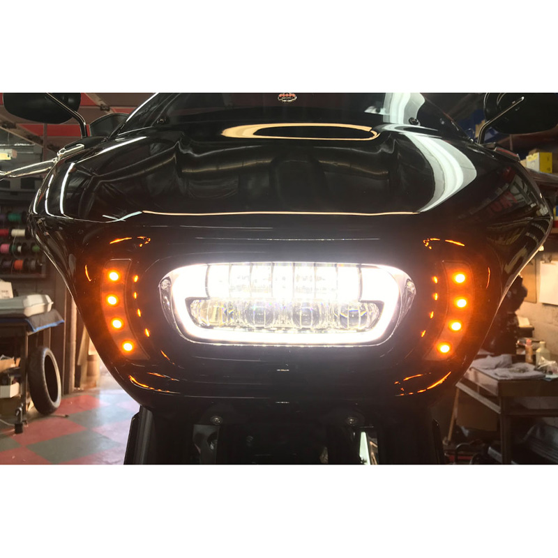 Bagger Nation QPLK-B Quad-Pod Daytime Running Lights & Turn