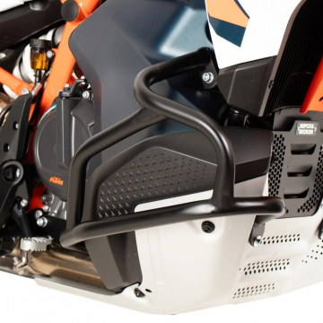 view Hepco & Becker 501.7656 00 01 Crashbars, Black for KTM 890 Adventure / R / Rally '23-