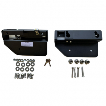 view Leather Works HDSOSLIM2 Quick Mount Brackets for Harley Softail Blackline/Slim '12-'17