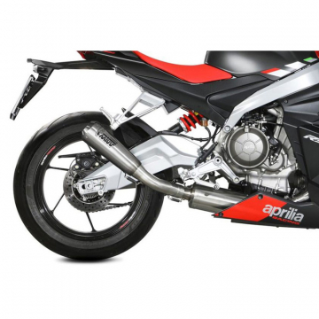 view Mivv A.013.LC4T X-M1 Full Exhaust, Titanium for Aprilia RS/Tuono 660 '20-