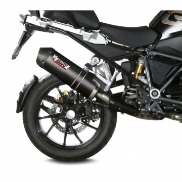view Mivv B.034.LEC Oval Slip-on Exhaust, Carbon for BMW R1250GS/Adventure '19-