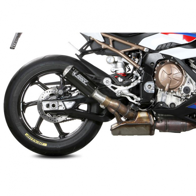 Mivv S1000RR 2019-2024スリップオン カーボン MK3 Mivv B.036.LM3C MK3 Slip-on Exhaust, Carbon for BMW S1000RR '19