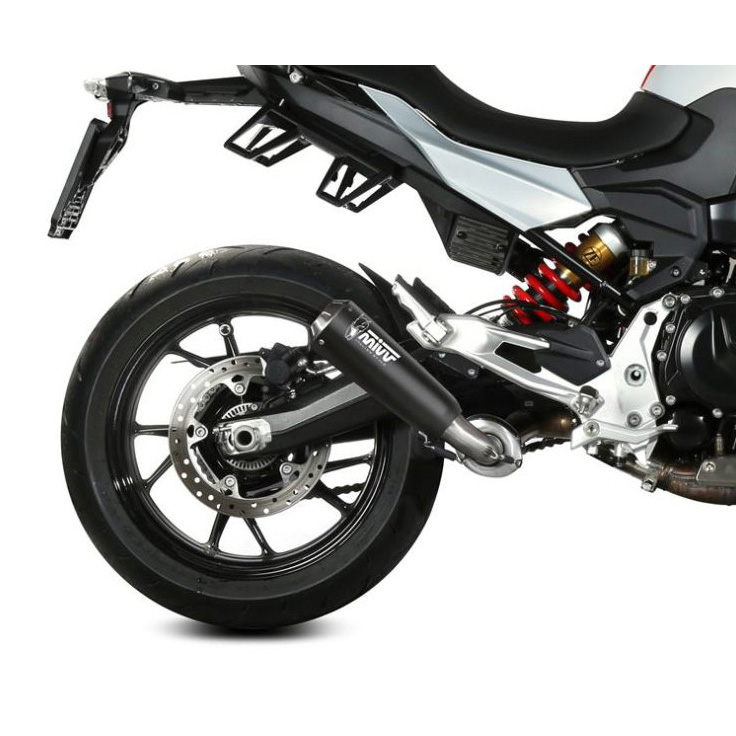 Mivv B.038.LC4B X-M1 Slip-on Exhaust, Black Steel for BMW F900R