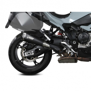view Mivv B.039.LDRB Delta Race Slip-on Exhaust, Black Steel for BMW S1000XR (2020-)