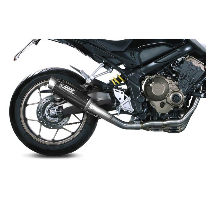 Mivv H.072.L2P GP Pro Full Exhaust, Carbon for Honda CB650R