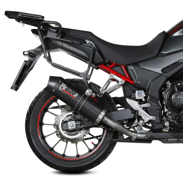 view Mivv H.084.L3C Oval Slip-on Exhaust, Carbon for Honda CB500X '21-
