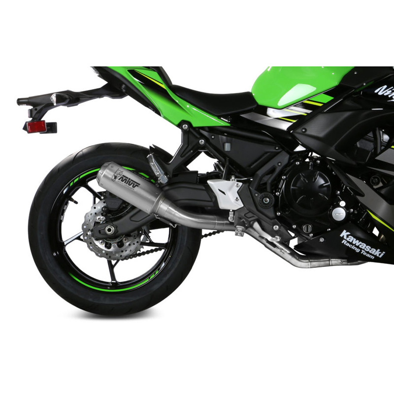 Mivv MK3 Full Exhaust, Stainless Steel for Kawasaki Ninja 650/Z650