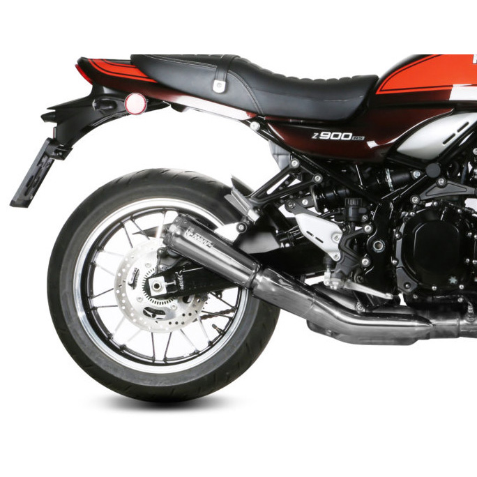 Mivv K.046.LGX Ghibli Slipon Exhaust, Stainless Steel for Kawasaki