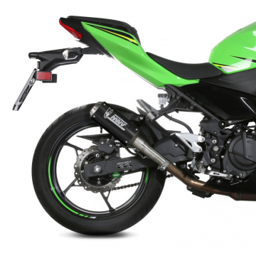 view Mivv K.047.SM3C MK3 Slip-on Exhaust, Carbon for Kawasaki Ninja 400 '18-