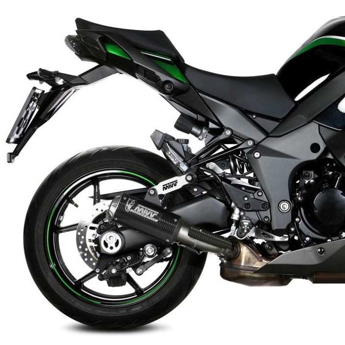 Mivv K.054.SM3C MK3 Slip-on Exhaust, Carbon for Ninja 1000SX