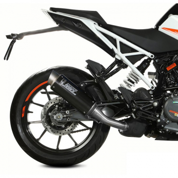 view Mivv KT.025.L2P GP Pro Slip-on Exhaust, Carbon for KTM 390 Duke '21-